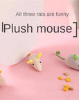 Kleines Mäusespielzeug für Katzen